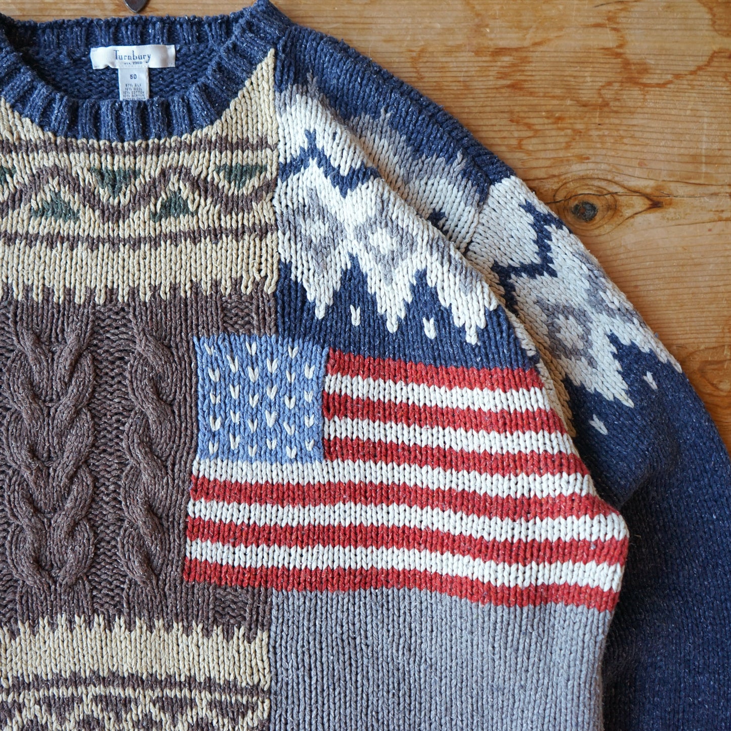 Vintage Turnbury Americana Knit Size XL/XXL
