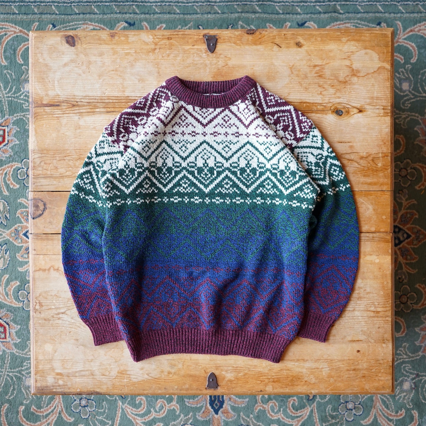 Vintage Christmas Winter Sweater Size M