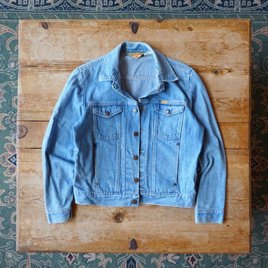Vintage 70s Rustler Type 3 Denim Jacket Size Women's M