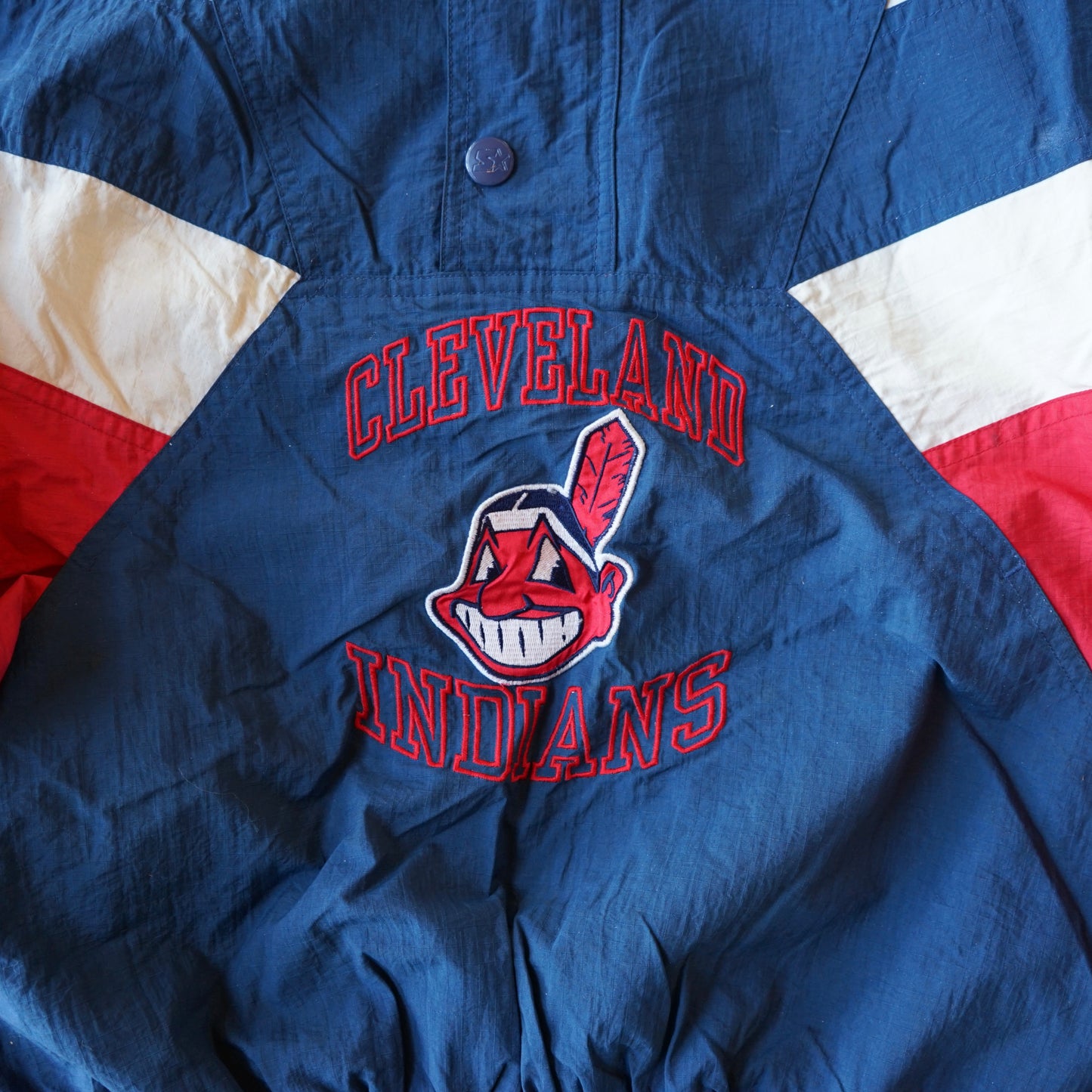 Vintage Starter Cleveland Indians Windbreaker Size XL