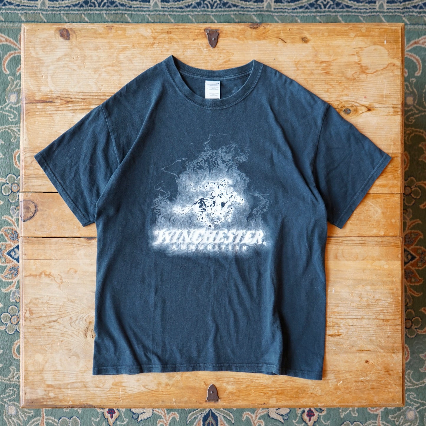 Winchester Ammunition Cowboy Smoke Tee Size L