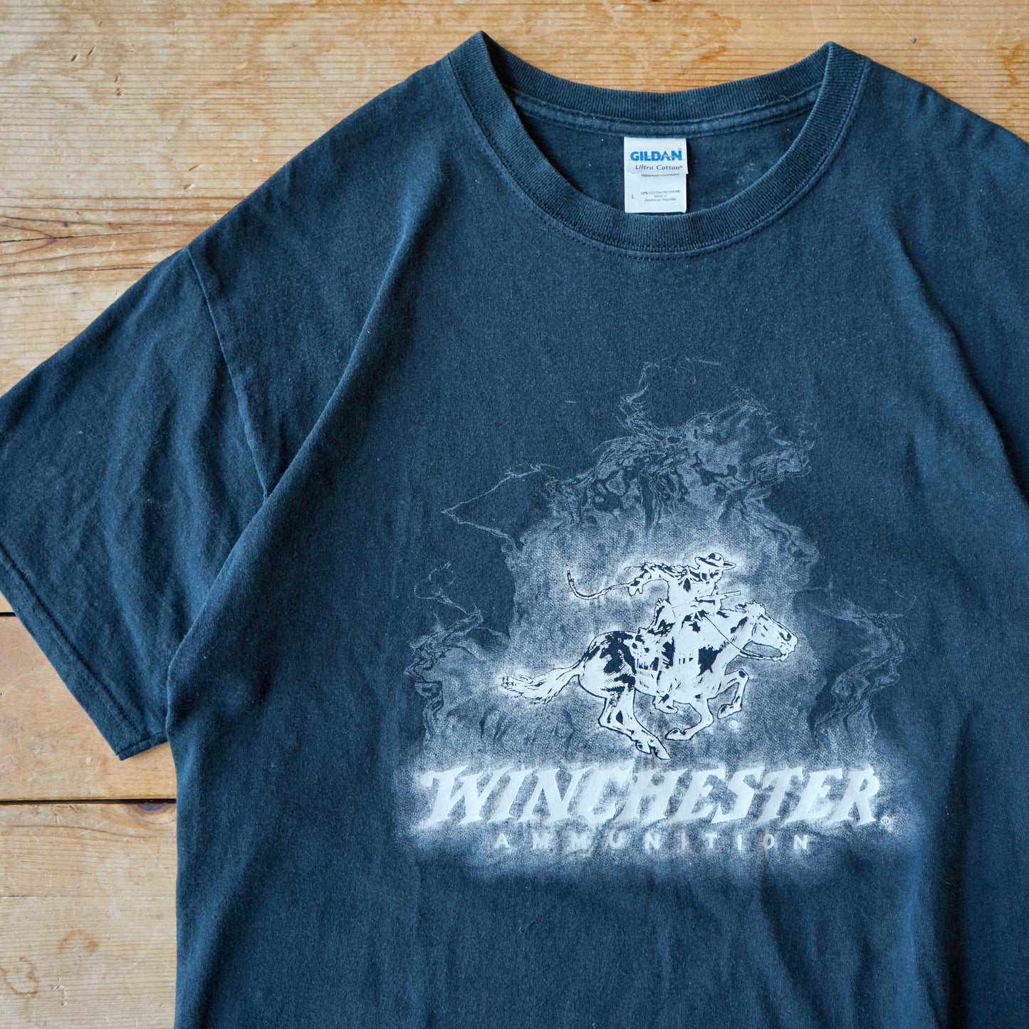 Winchester Ammunition Cowboy Smoke Tee Size L