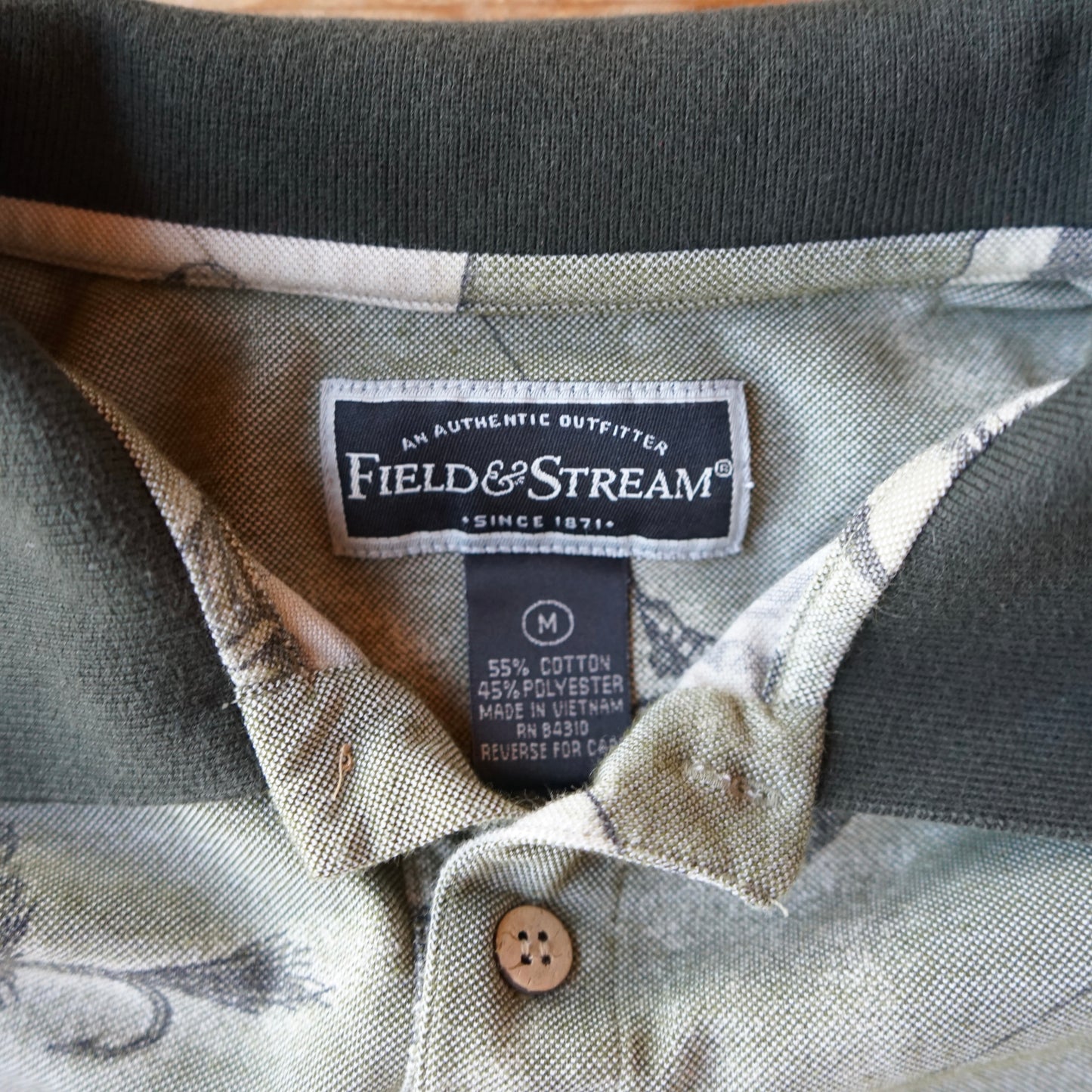 Field & Stream Fishing Polo Size M