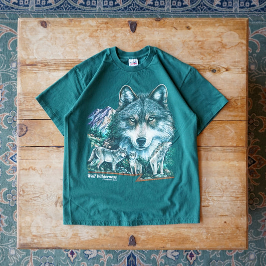 Vintage Wolf Wilderness Tee Size L