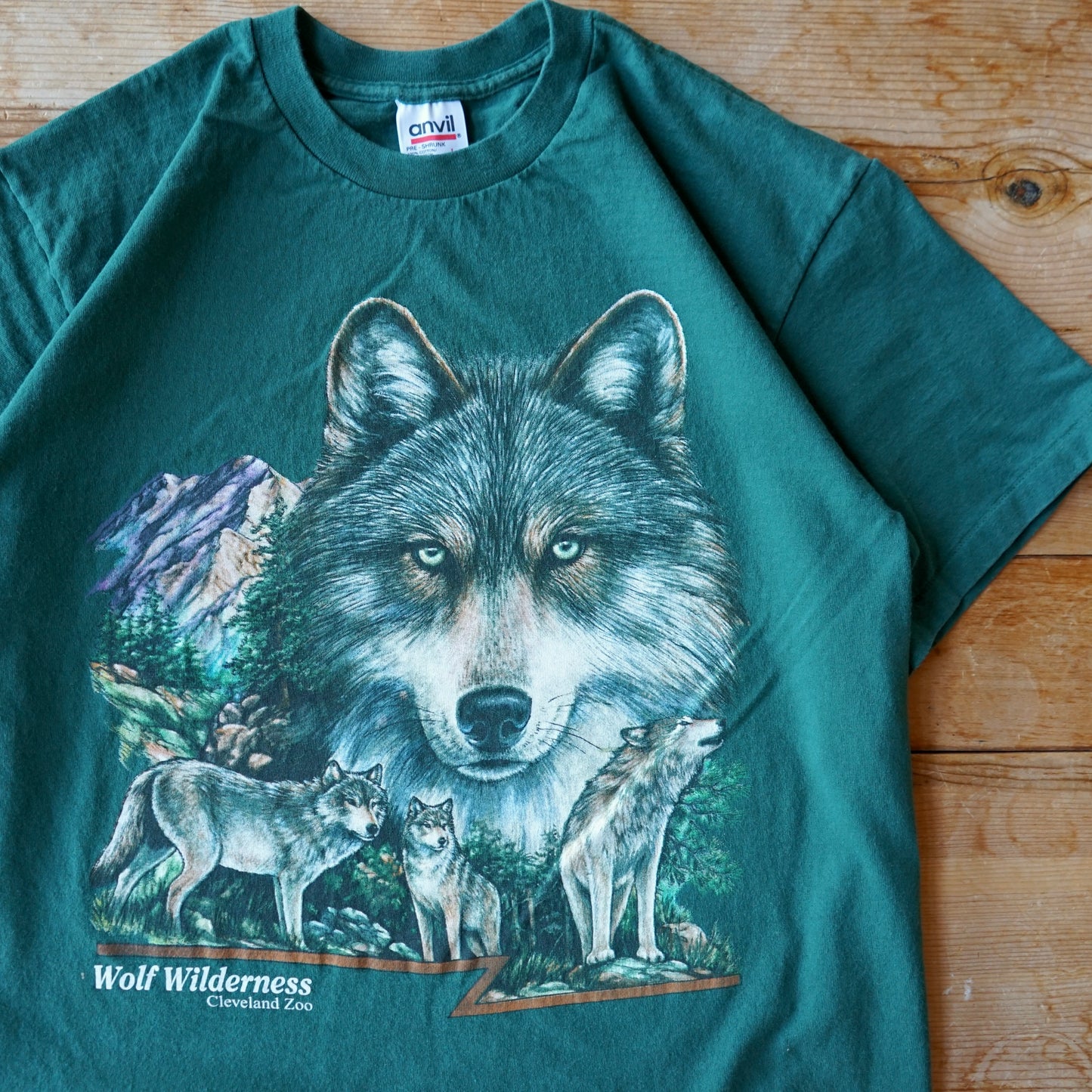 Vintage Wolf Wilderness Tee Size L