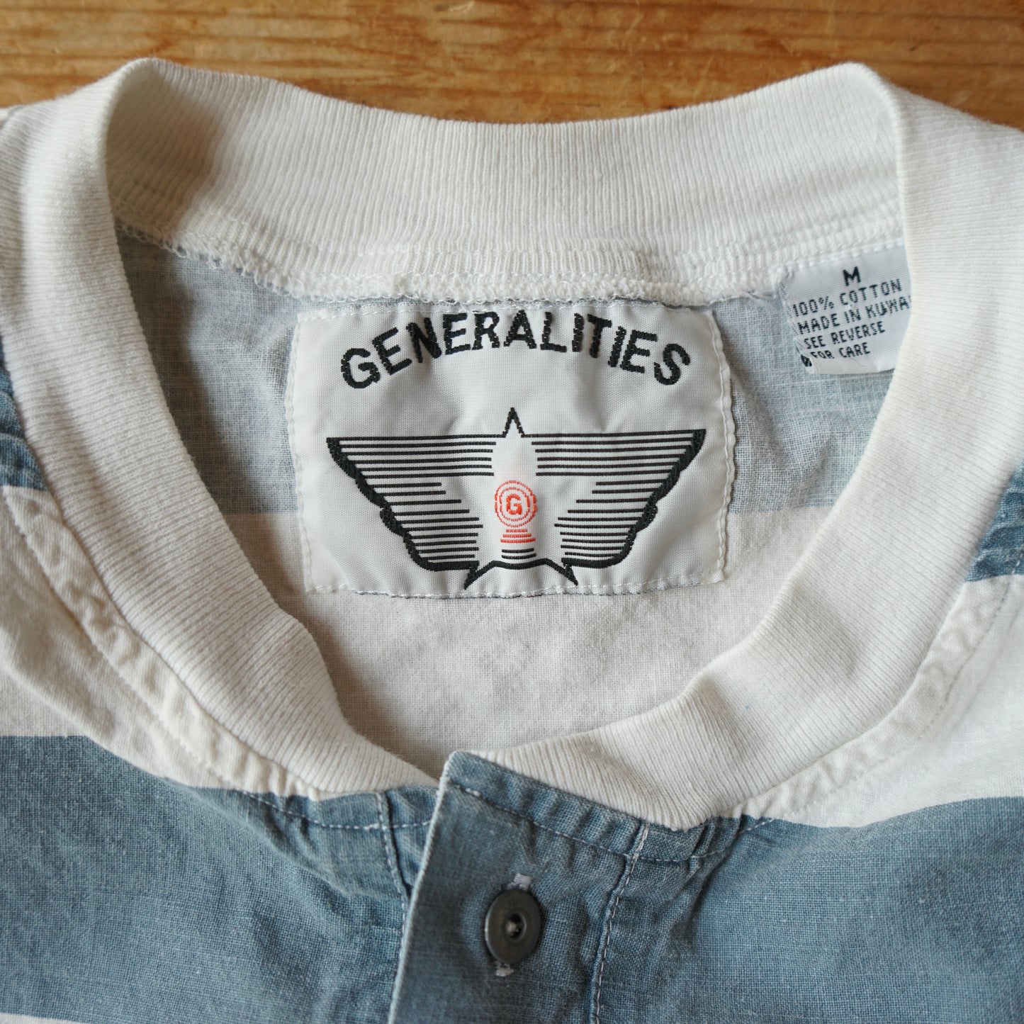 Vintage Generalities Striped Tee Size M/L