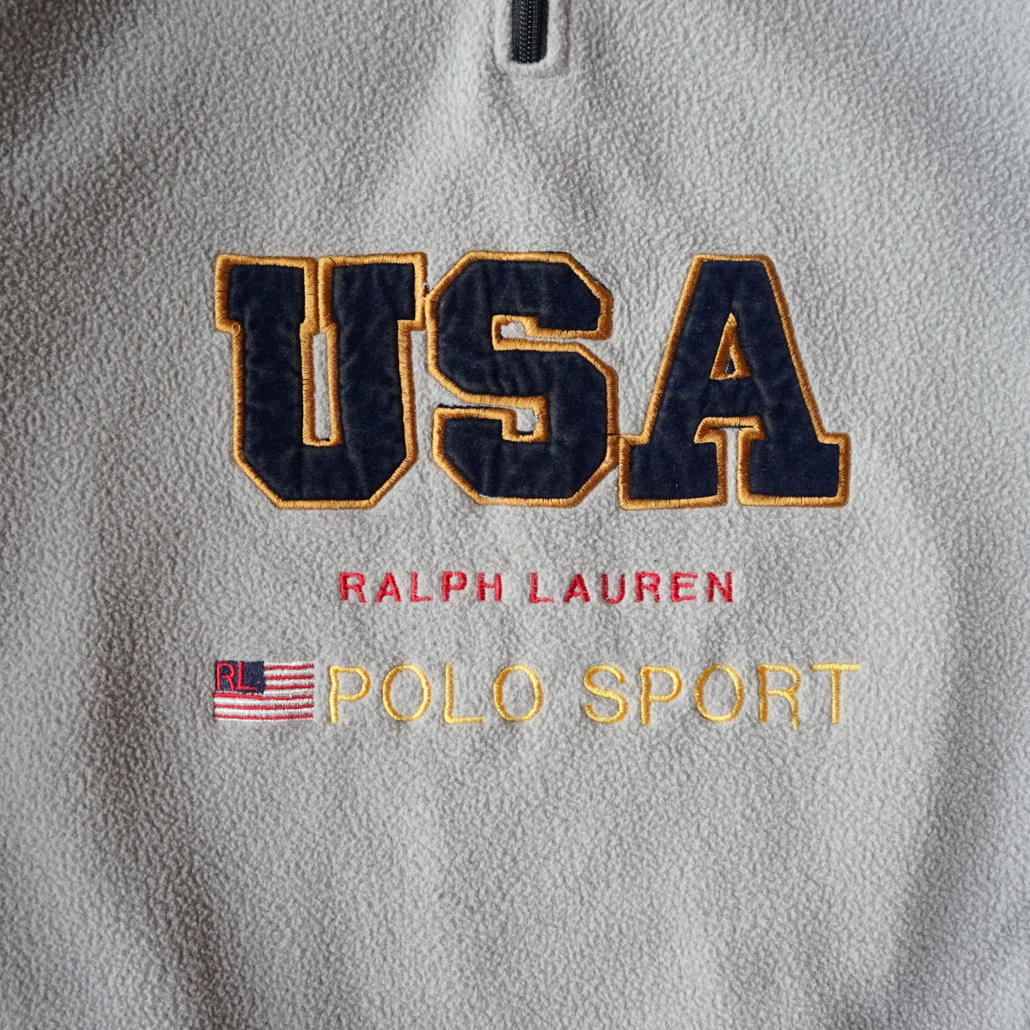 Vintage POLO Ralph Lauren Quarter Zip Fleece Size L/XL