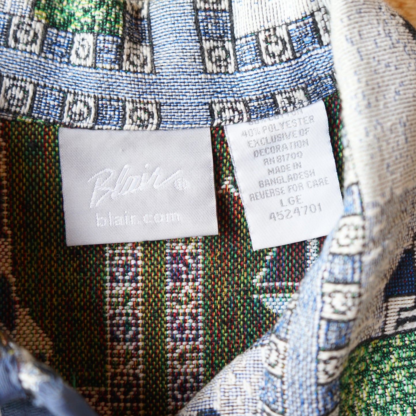 Vintage Blair Lighthouse Tapestry Jacket Size L