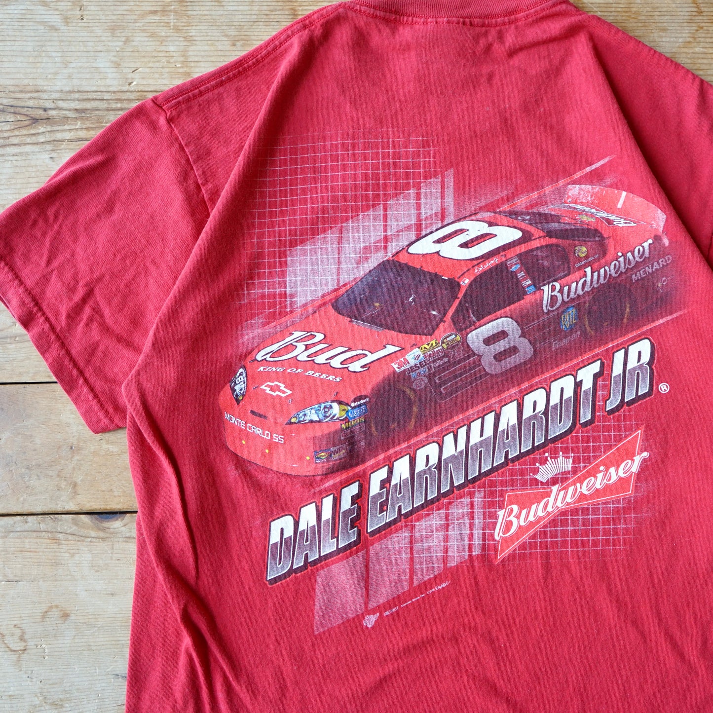 Dale Earnhardt Jr Bud Racing Tee Size L
