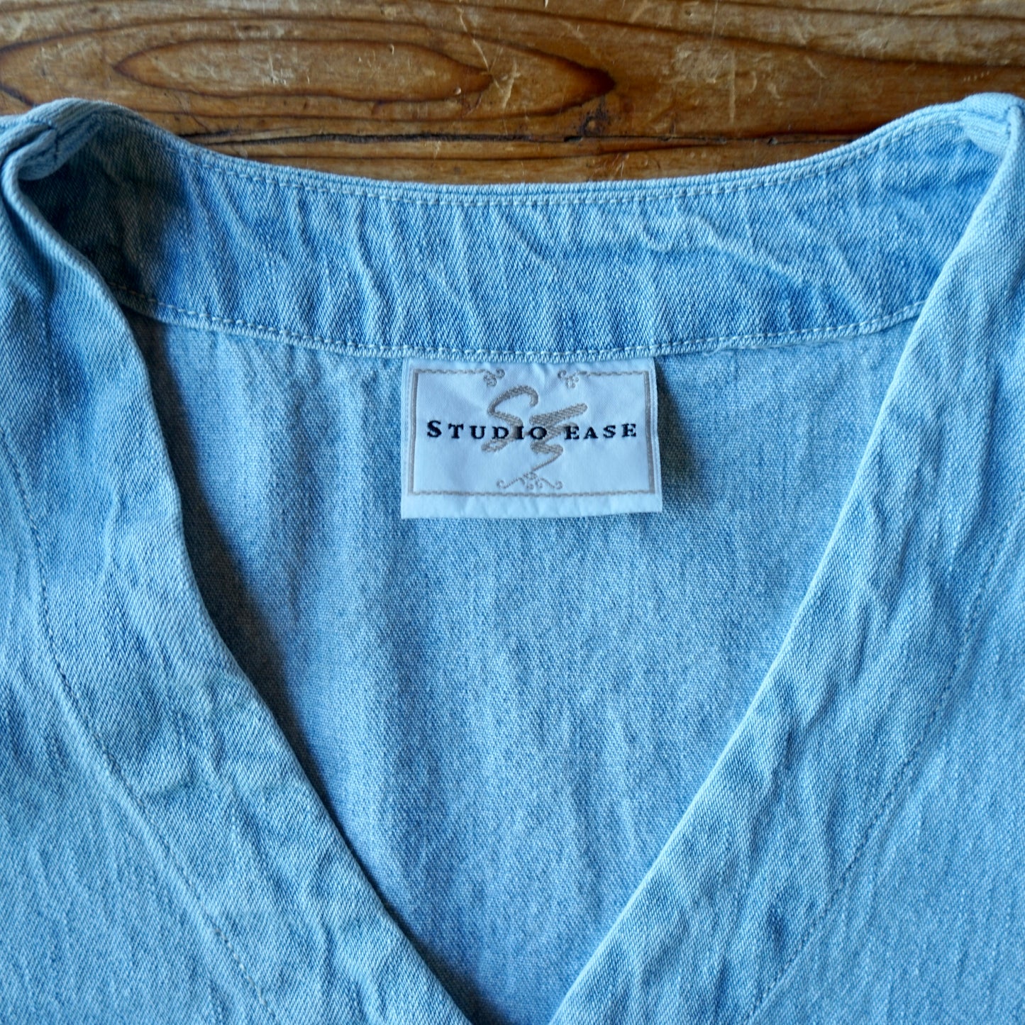 Vintage Studio Ease Faded Denim Tank Size M/L
