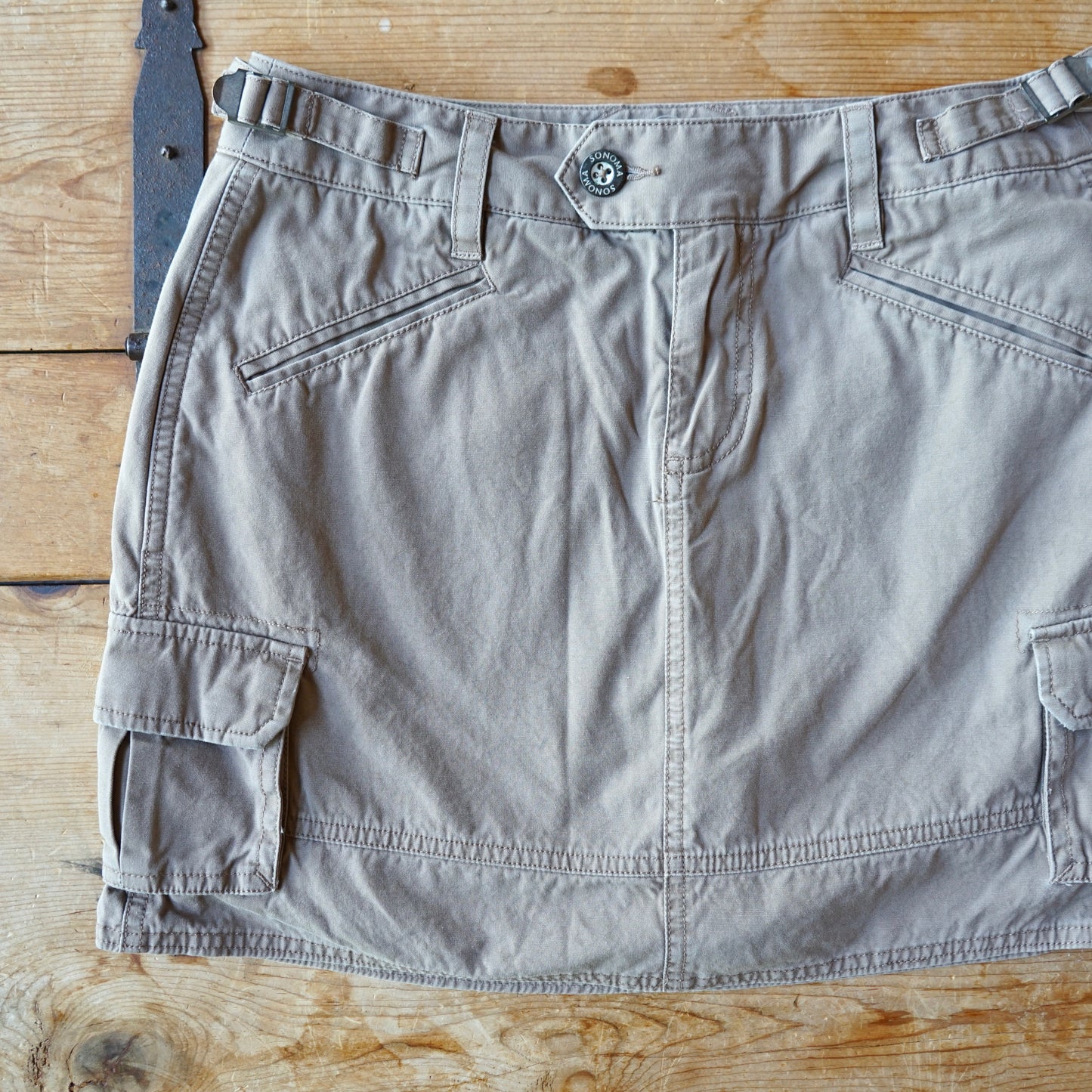 Sonoma 100% Cotton Safari Skort Size 6