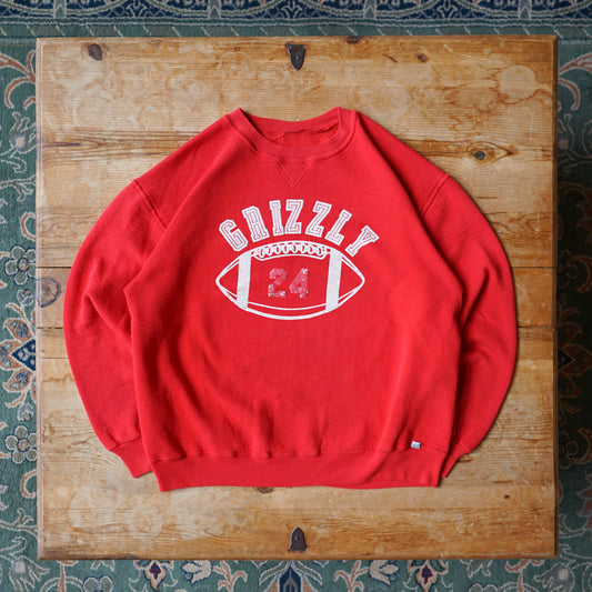 Vintage Distressed Reebok Grizzly Football Sweatshirt Size L/XL