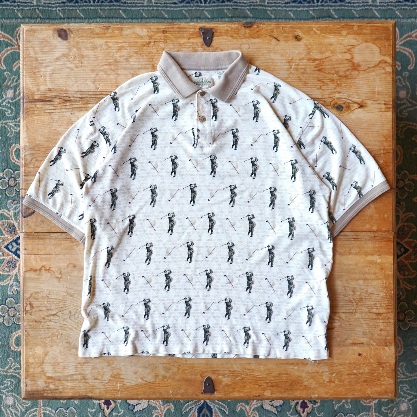 Vintage St John's Bay Golf Polo Size L/XL