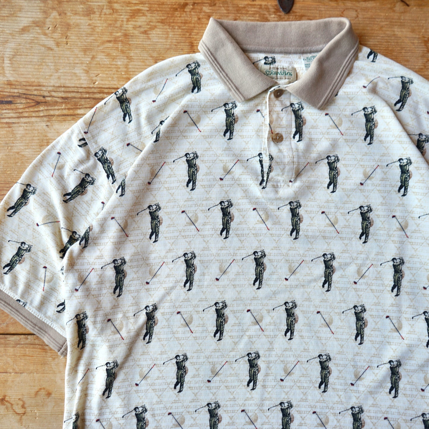 Vintage St John's Bay Golf Polo Size L/XL