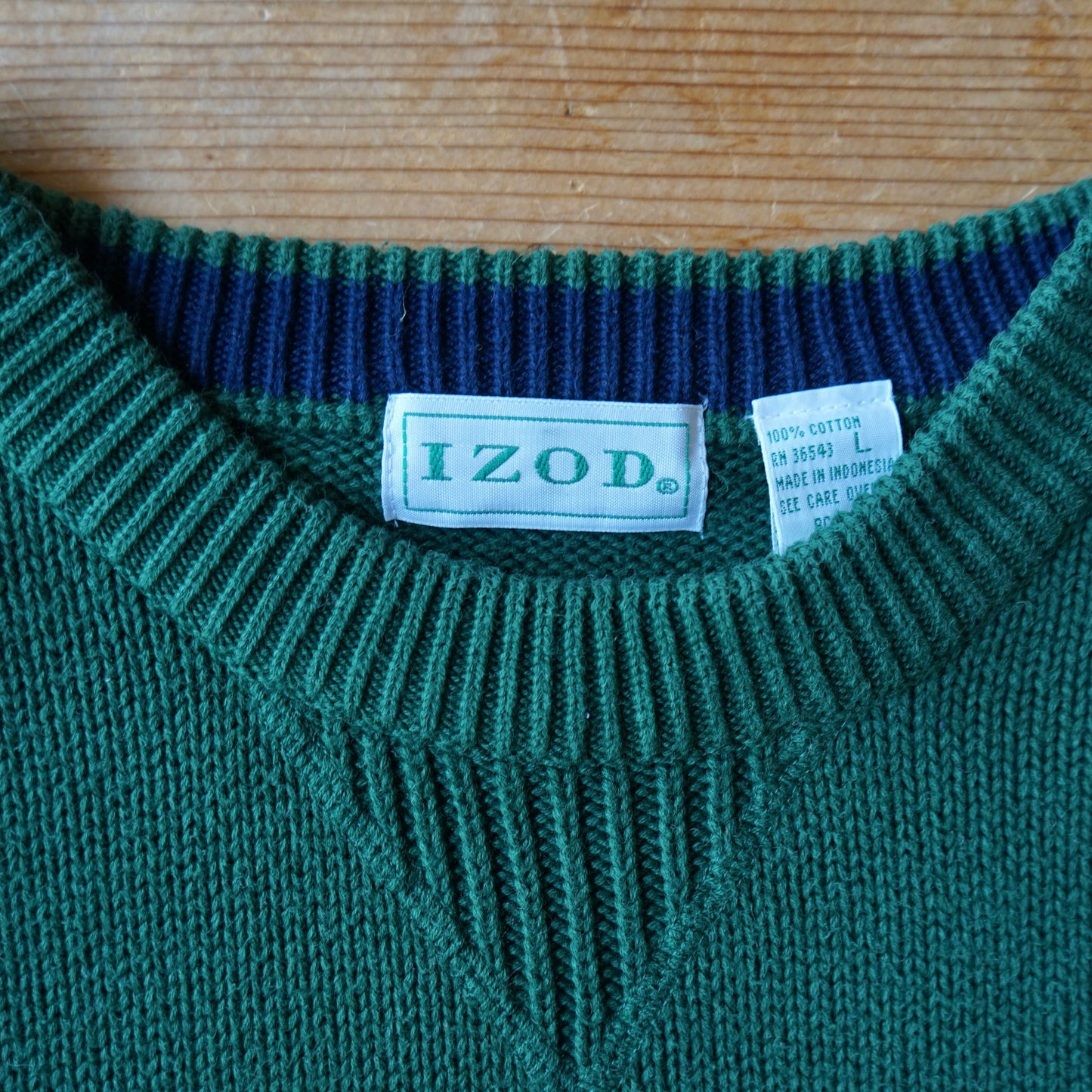 Vintage IZOD Golf Sweater Size L
