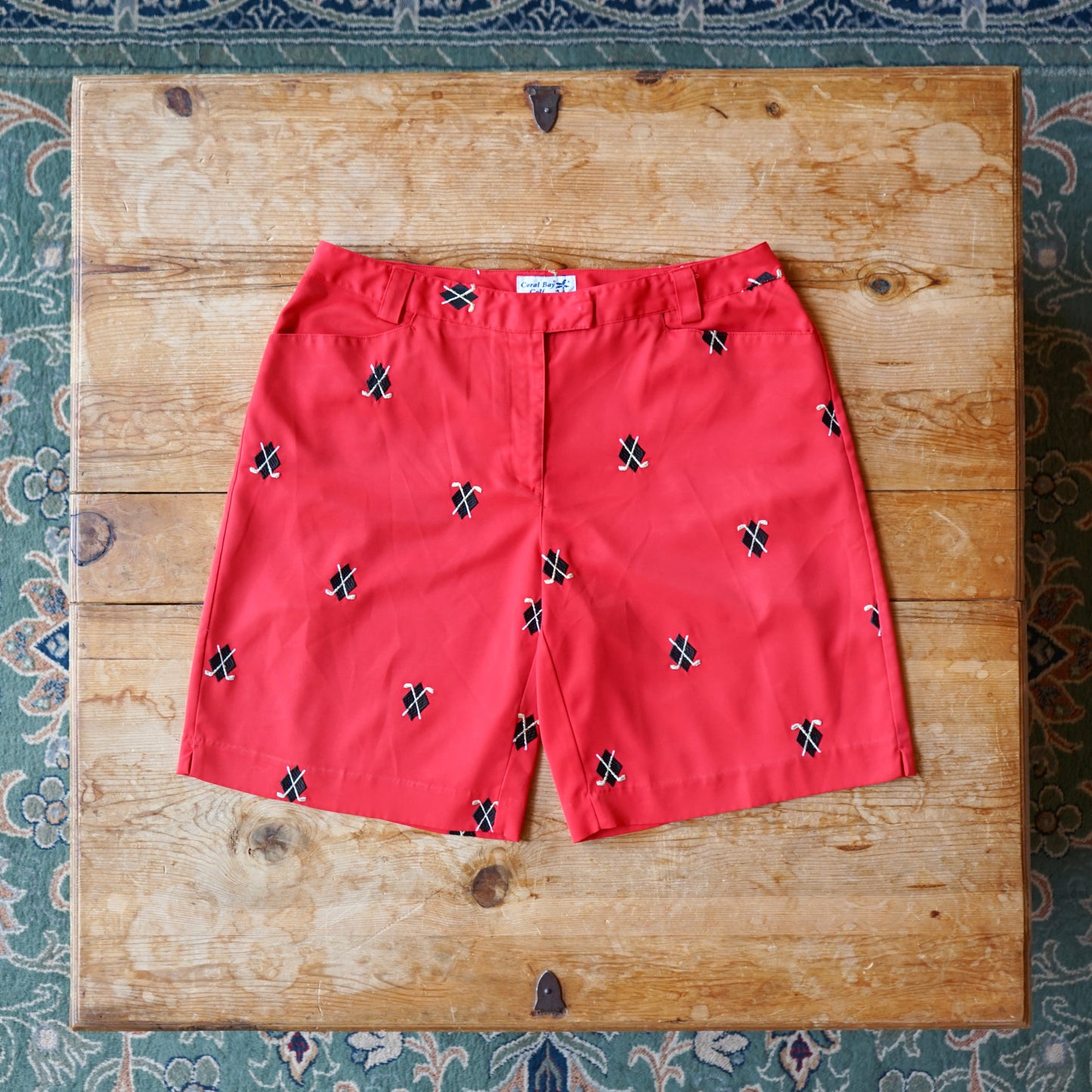 Vintage Coral Bay Golf Shorts Size 14