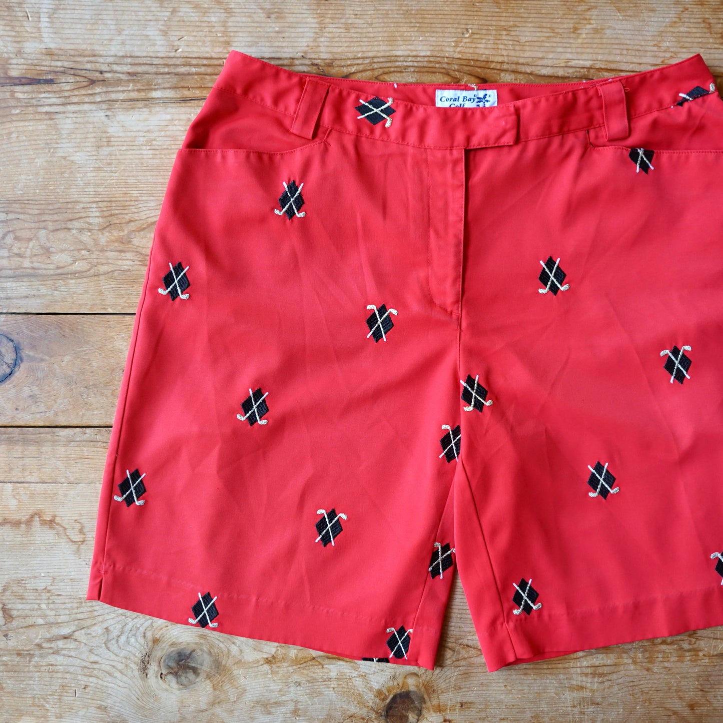 Vintage Coral Bay Golf Shorts Size 14