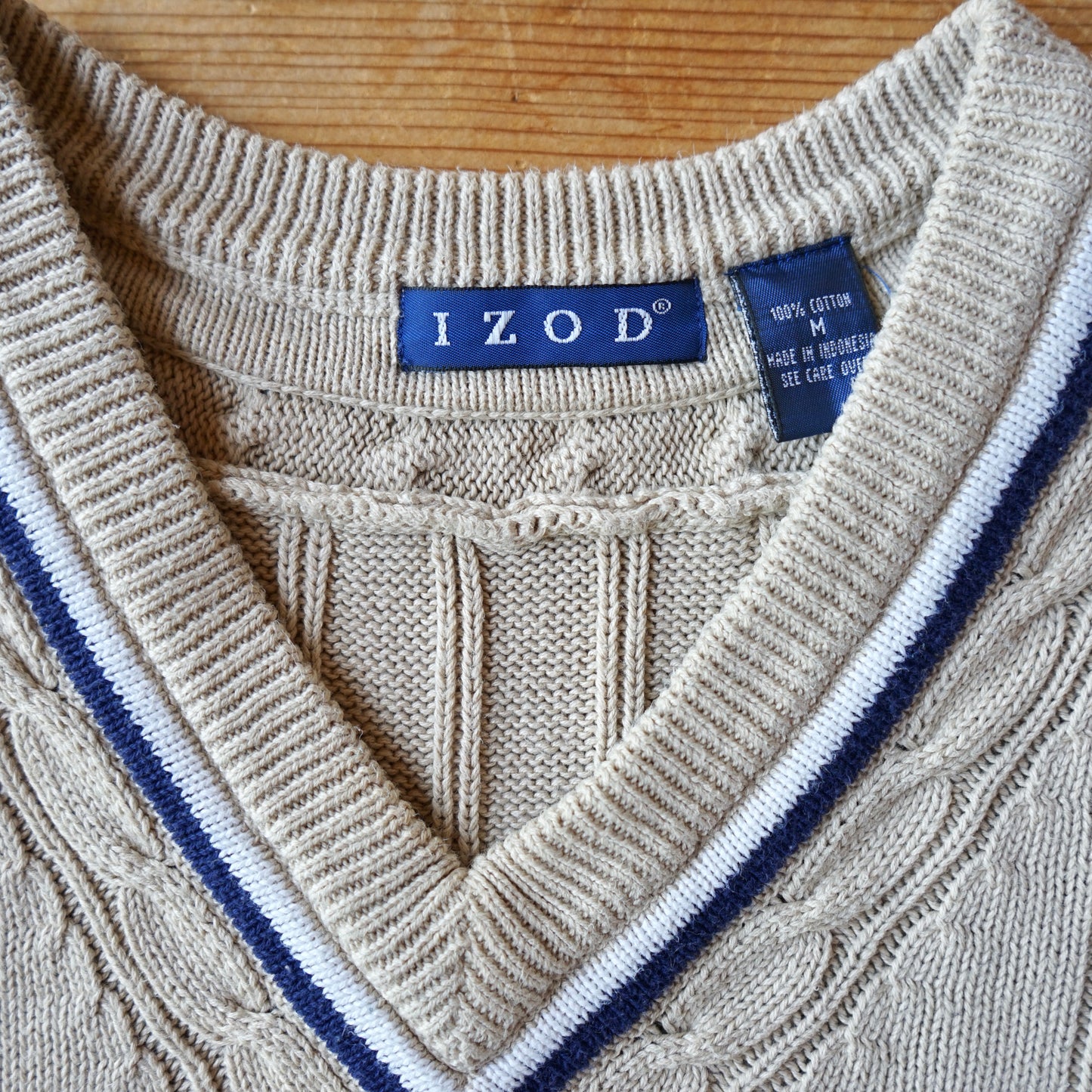 Vintage IZOD Golf Sweater Vest Size M