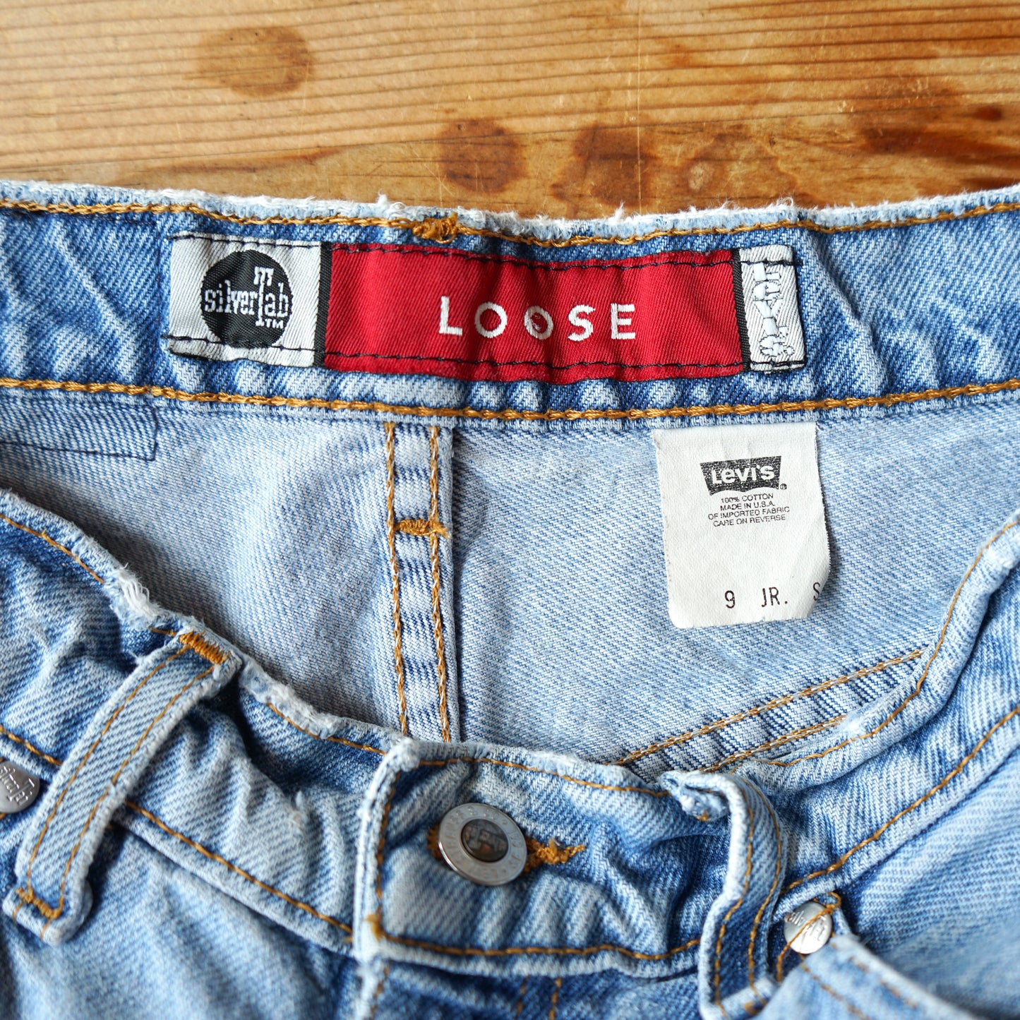 Vintage Distressed Levis Silver Tab Shorts
