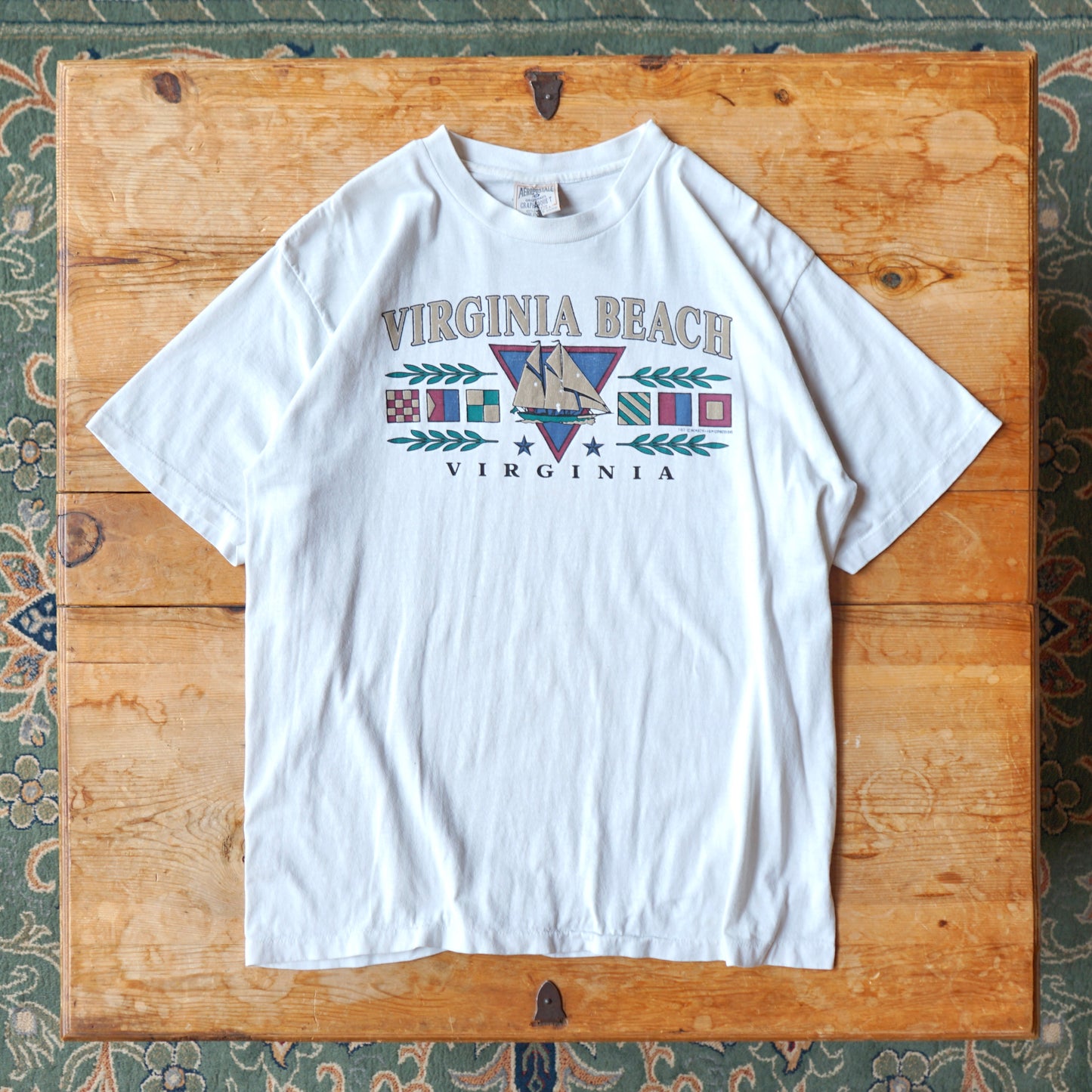 Vintage Virginia Beach Tee Size M/L