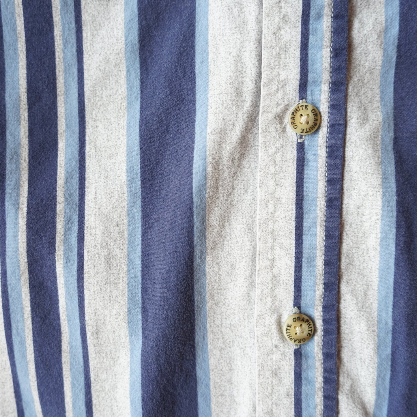 Vintage Graphite Western Striped Button Up Size M/L