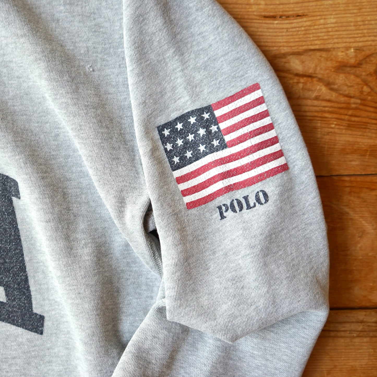 Vintage 90's POLO Ralph Lauren USA Quarter Zip Sweatshirt Size L