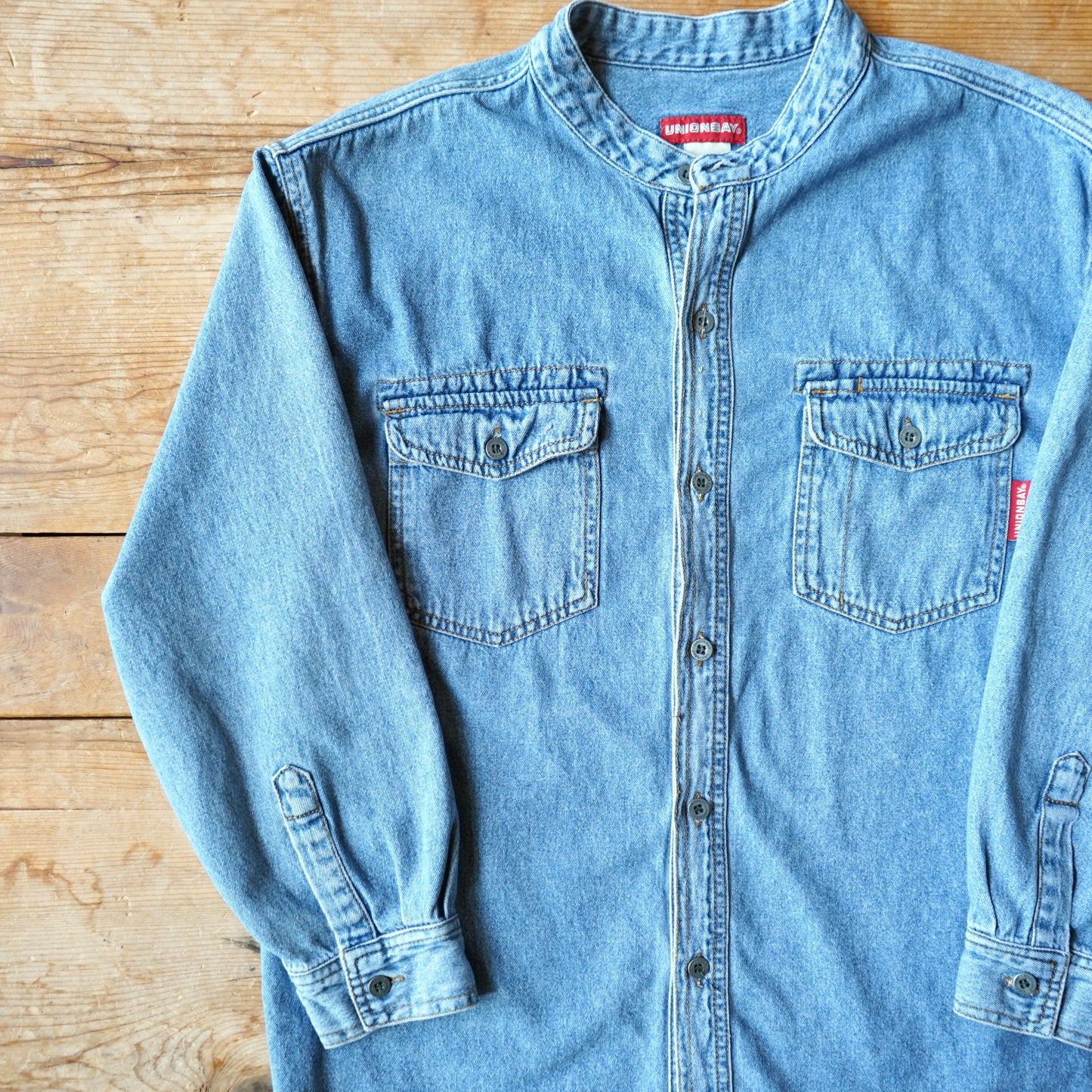 Vintage Unionbay Denim Long Sleeve Button Up Size S/M