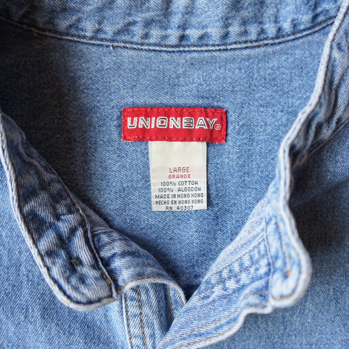 Vintage Unionbay Denim Long Sleeve Button Up Size S/M