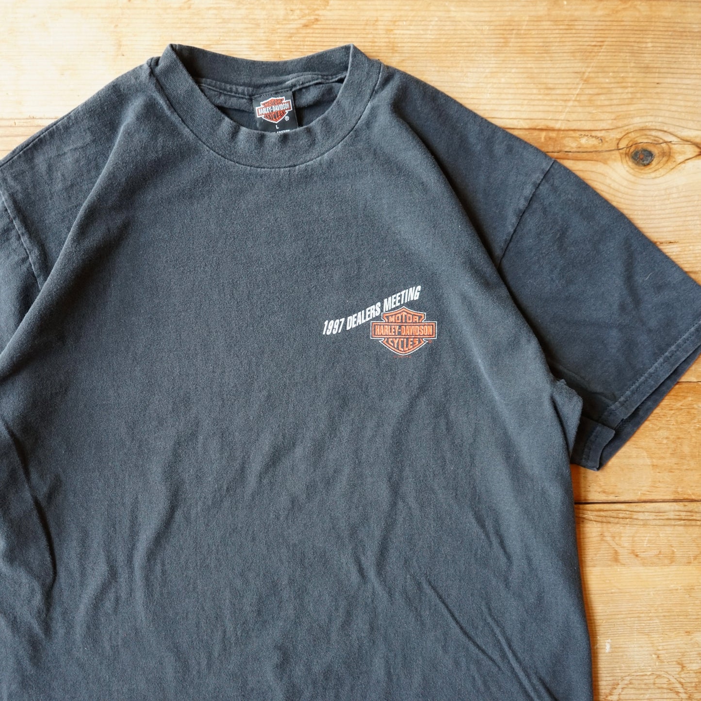 Vintage 1997 Nashville Harley Davidson Dealers Meeting Tee Size L