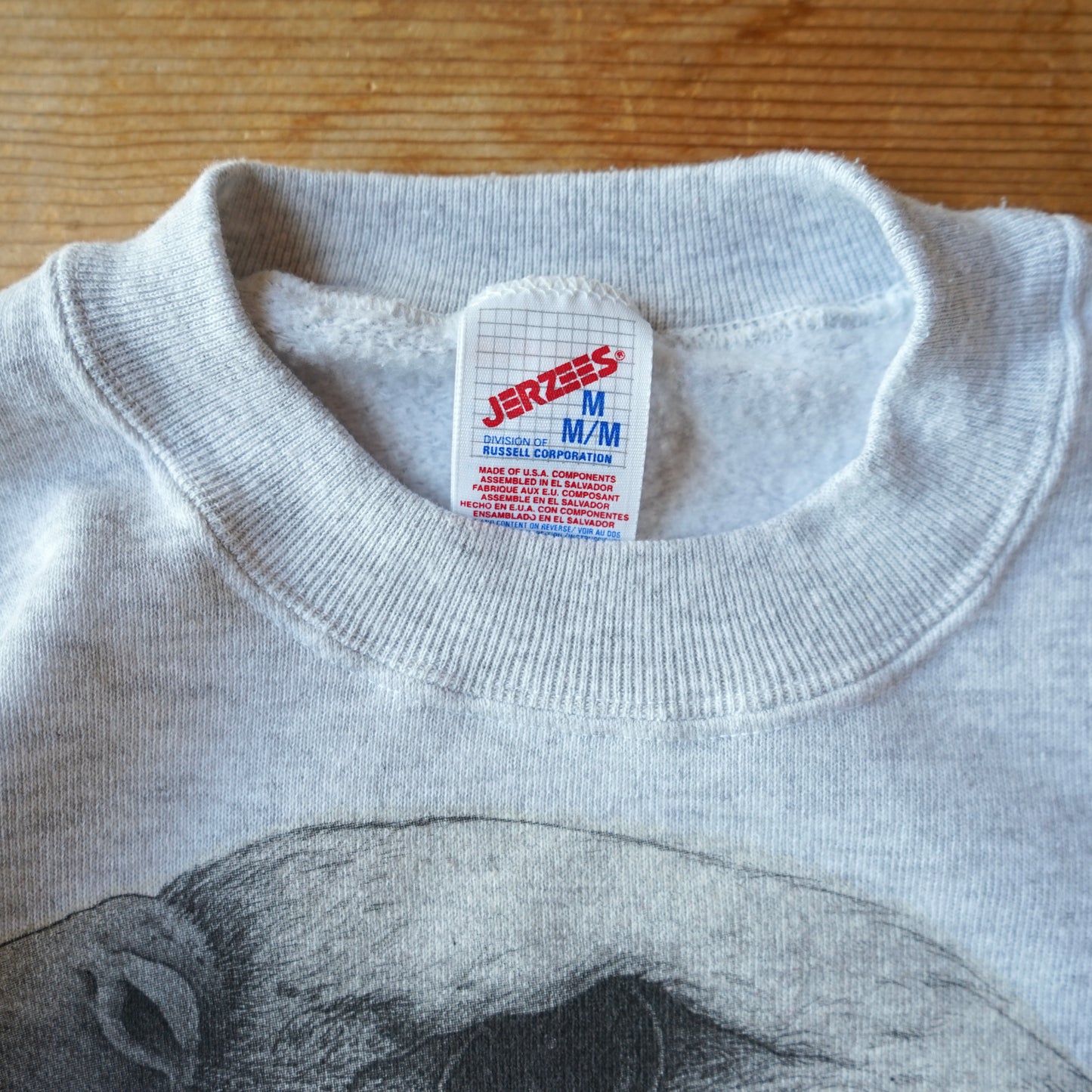 Vintage Gray Eagle Sweatshirt Size M