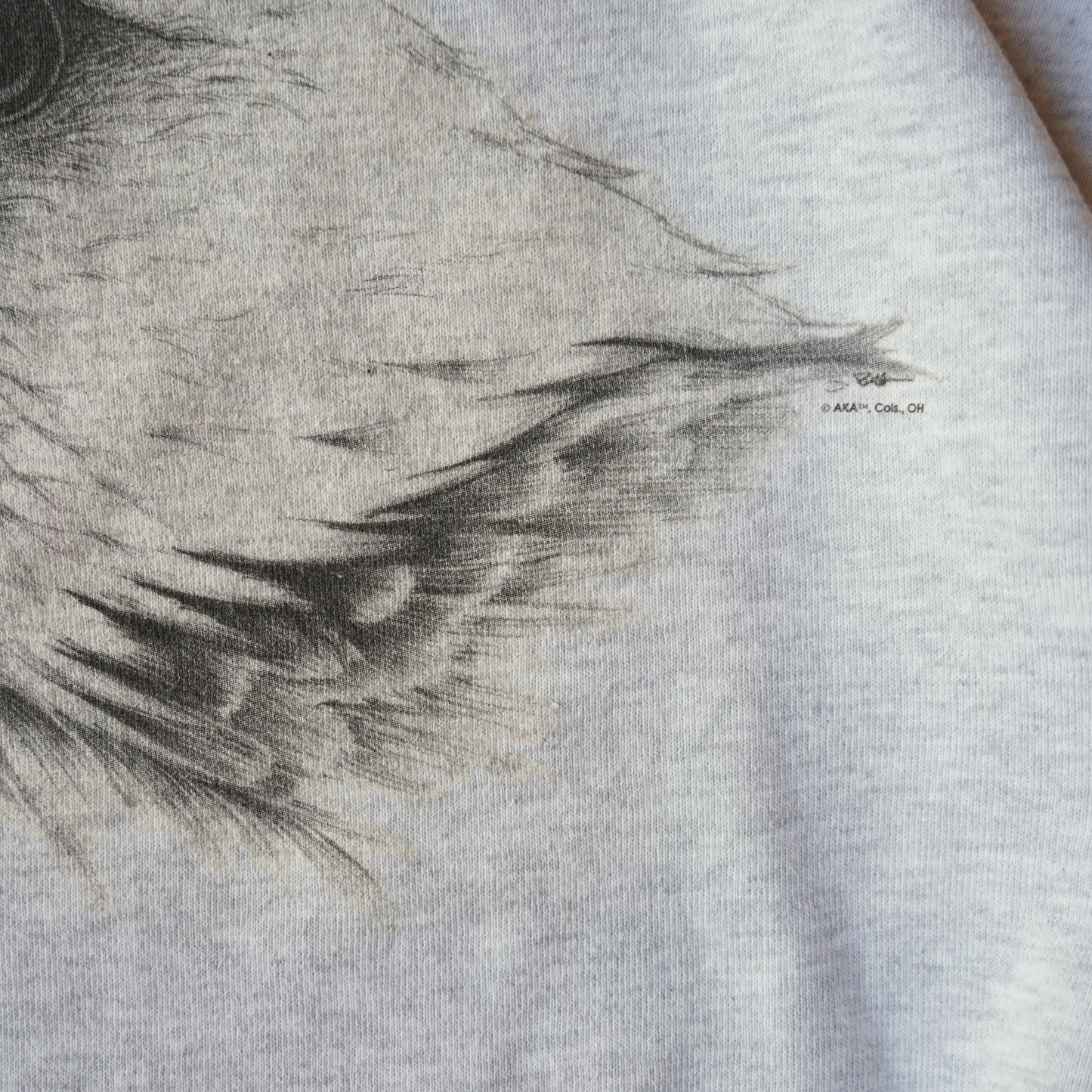 Vintage Gray Eagle Sweatshirt Size M