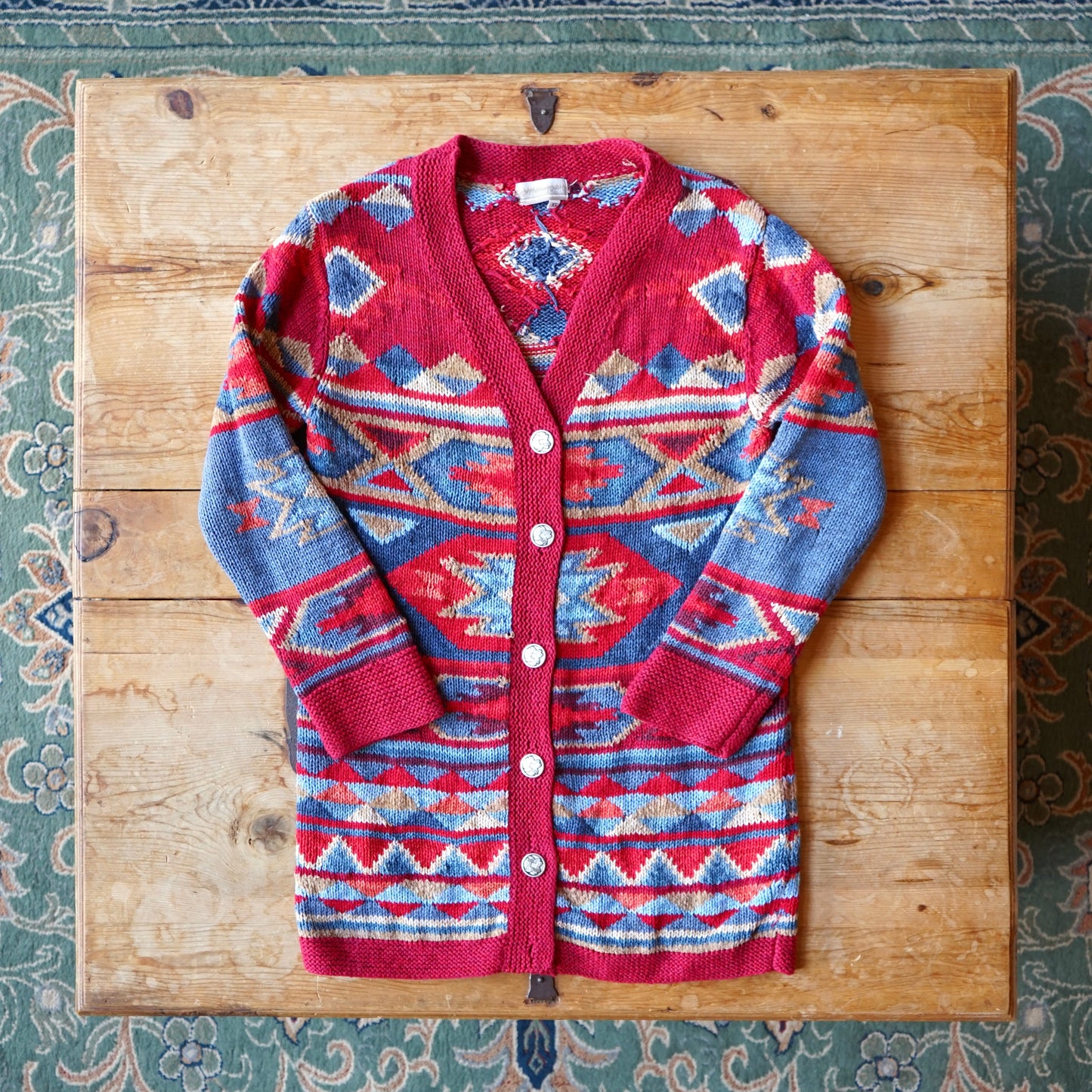 Vintage Coldwater Creek Heavyweight Silk Cardigan Button Up Size XS/S