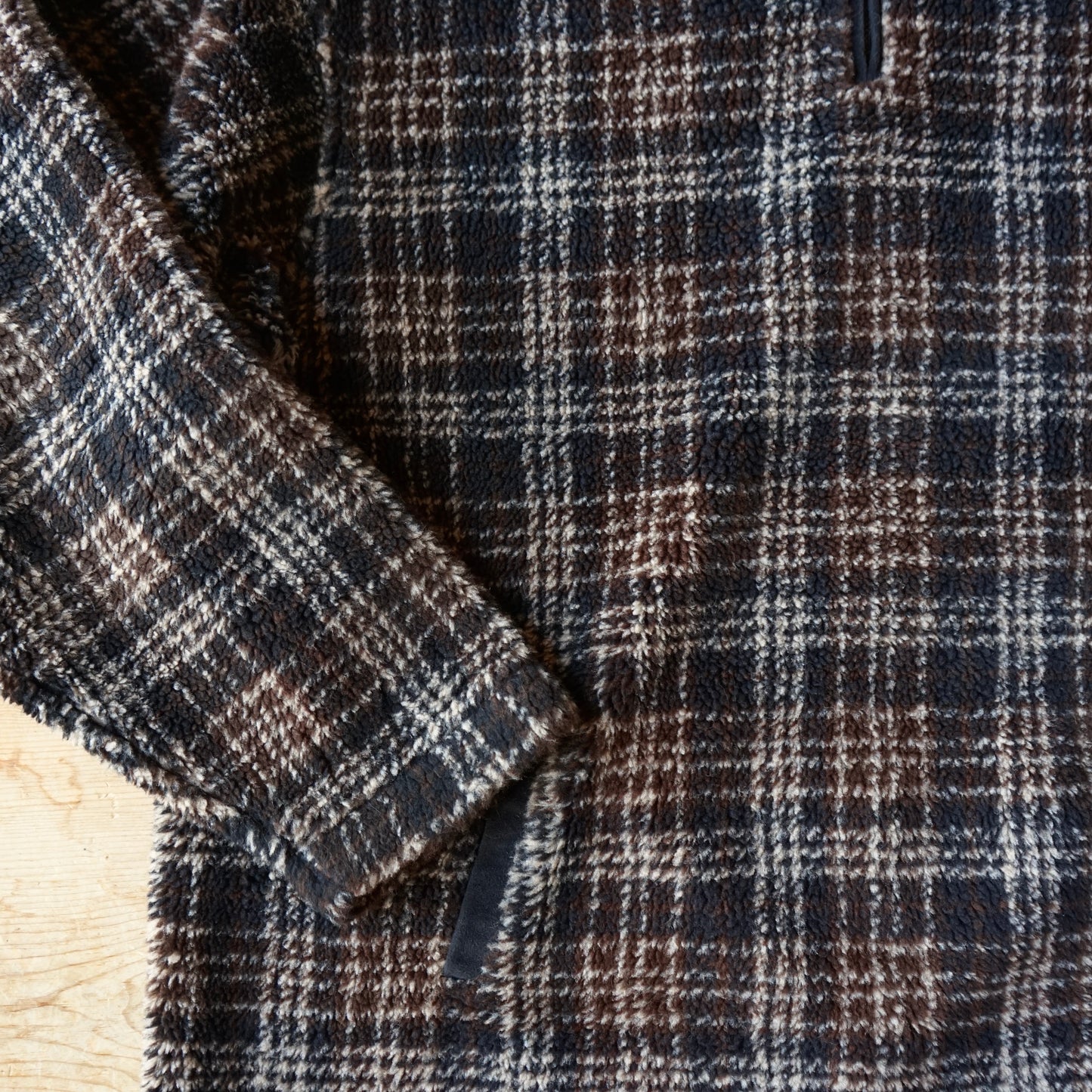 Vintage Marsh Landing Plaid Fleece Size L