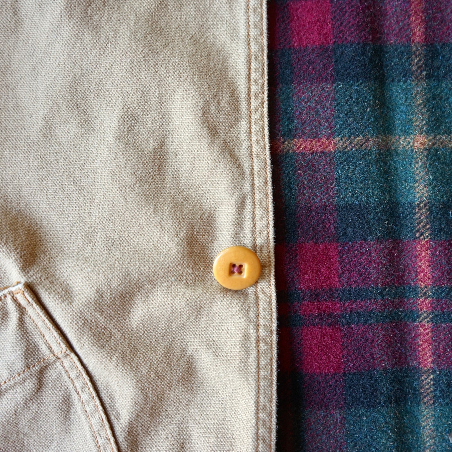 LL Bean Barn Chore Jacket With Liner Size XL Tall