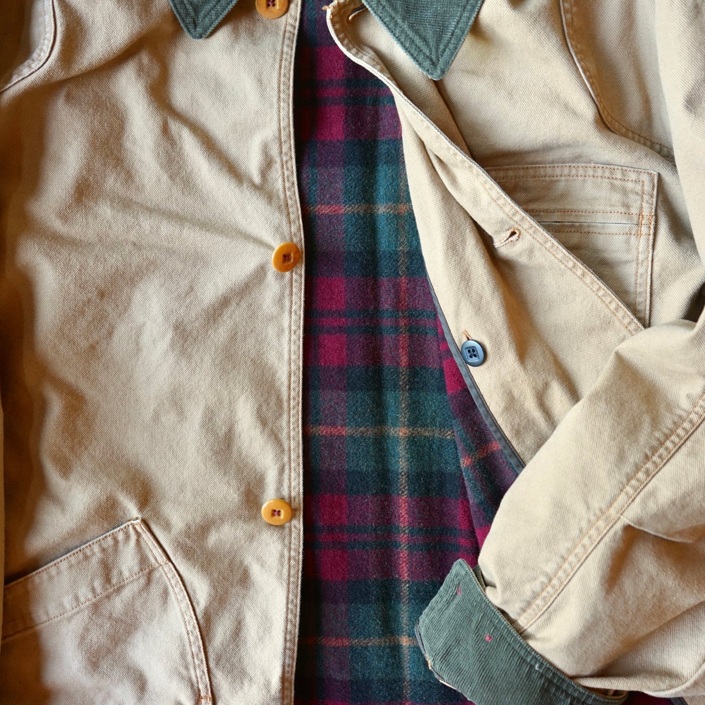 LL Bean Barn Chore Jacket With Liner Size XL Tall