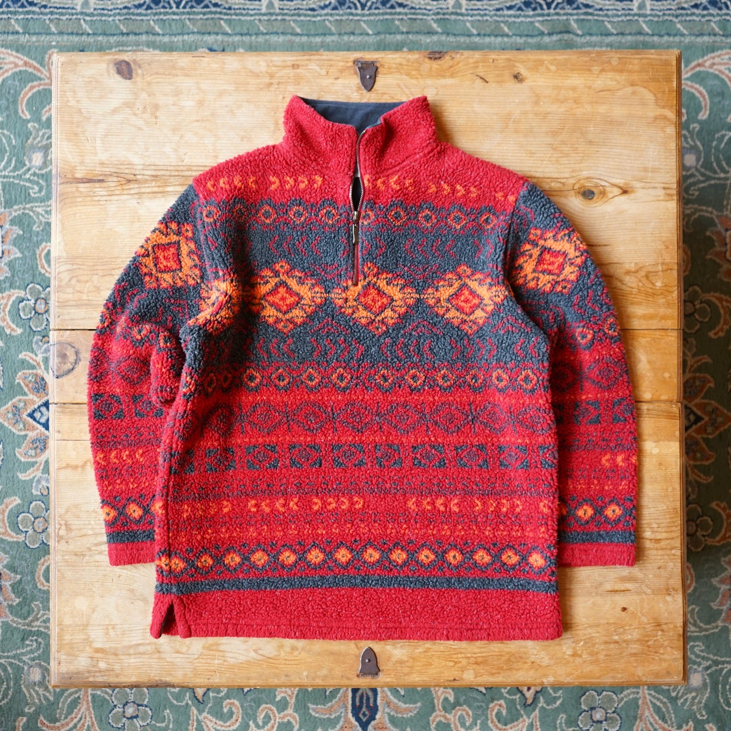 Vintage Marsh Landing Fleece Quarter Zip Size M