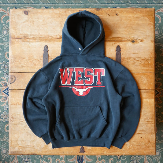 Vintage WEST Longhorn Hoodie Size S/M