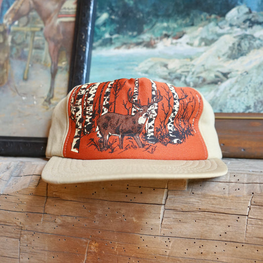 Vintage Made in USA Hunting Buck Hat