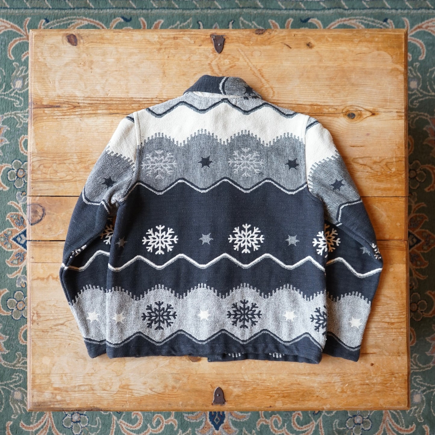 Vintage Coldwater Creek Tapestry Snowflake Jacket Size S/M