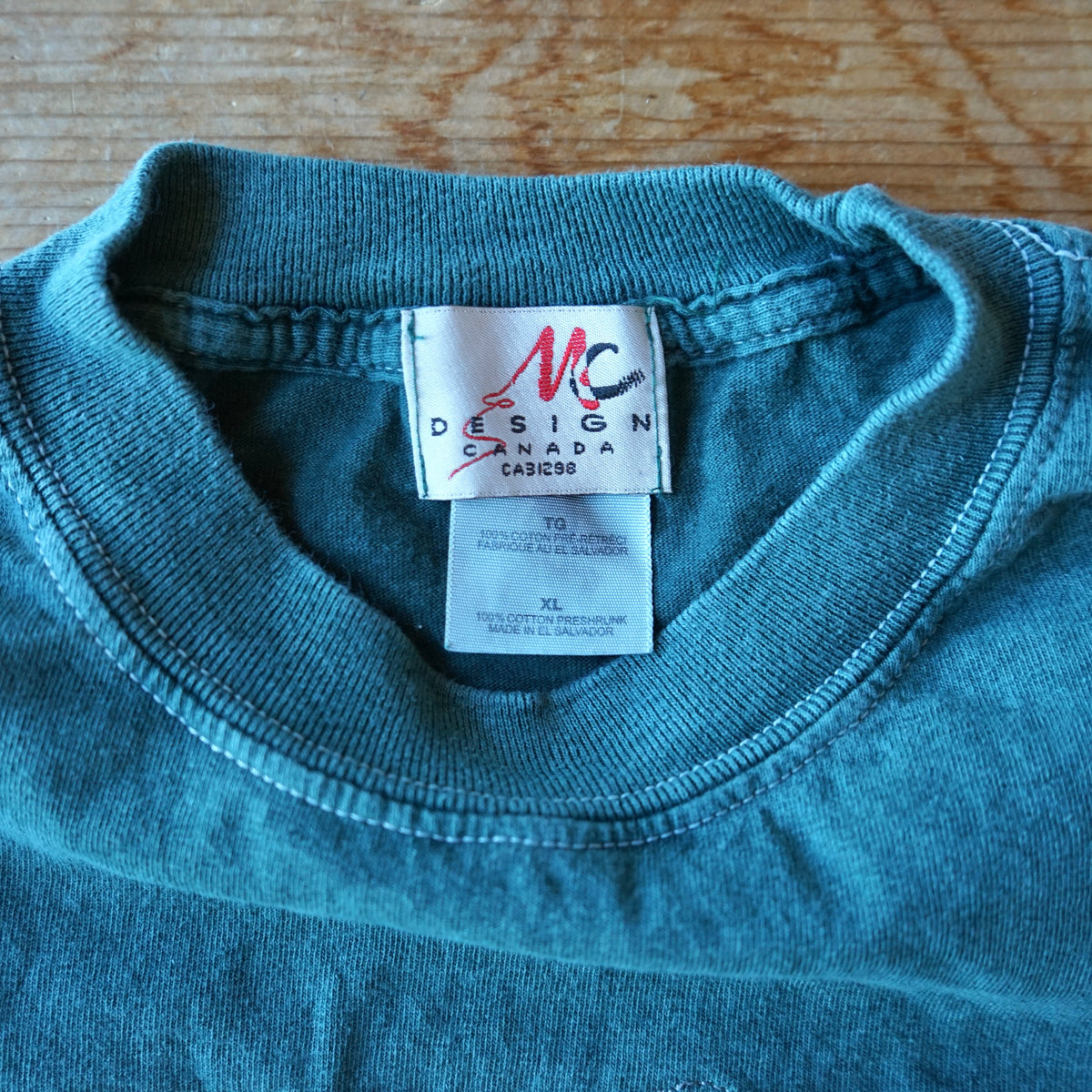 Vintage Jasper Canada Wolf Long Sleeve Size XL