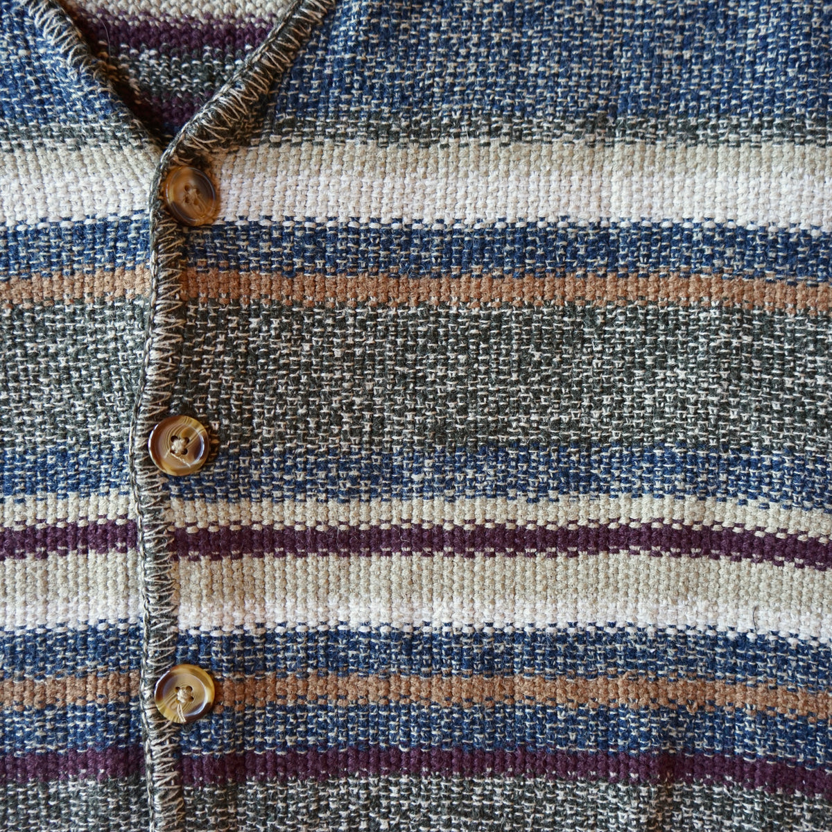 Vintage Property Button Up Knit Vest Size XL