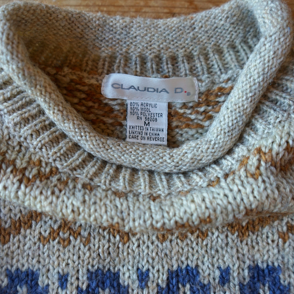 Vintage Claudia D Sweater Size M