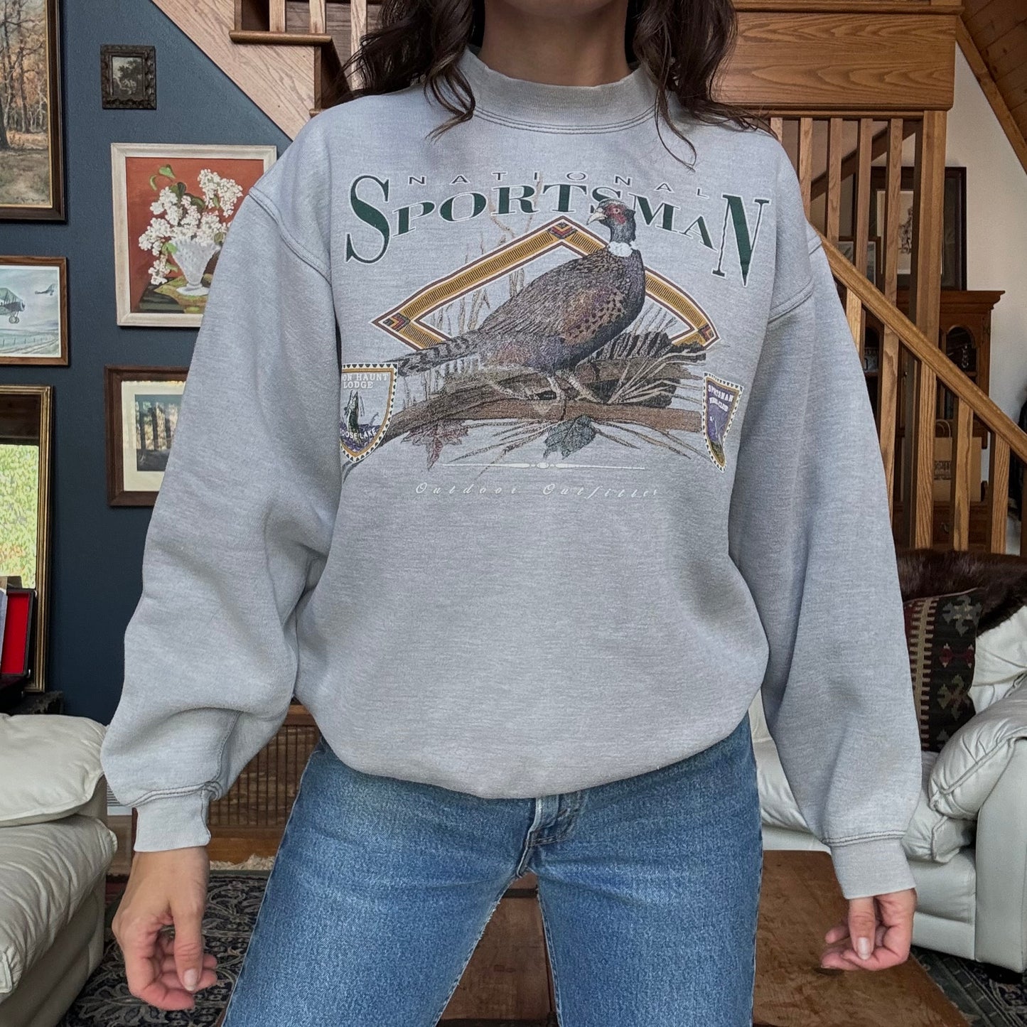 Vintage Ozark Mountain Outfitters Pheasant Sweatshirt