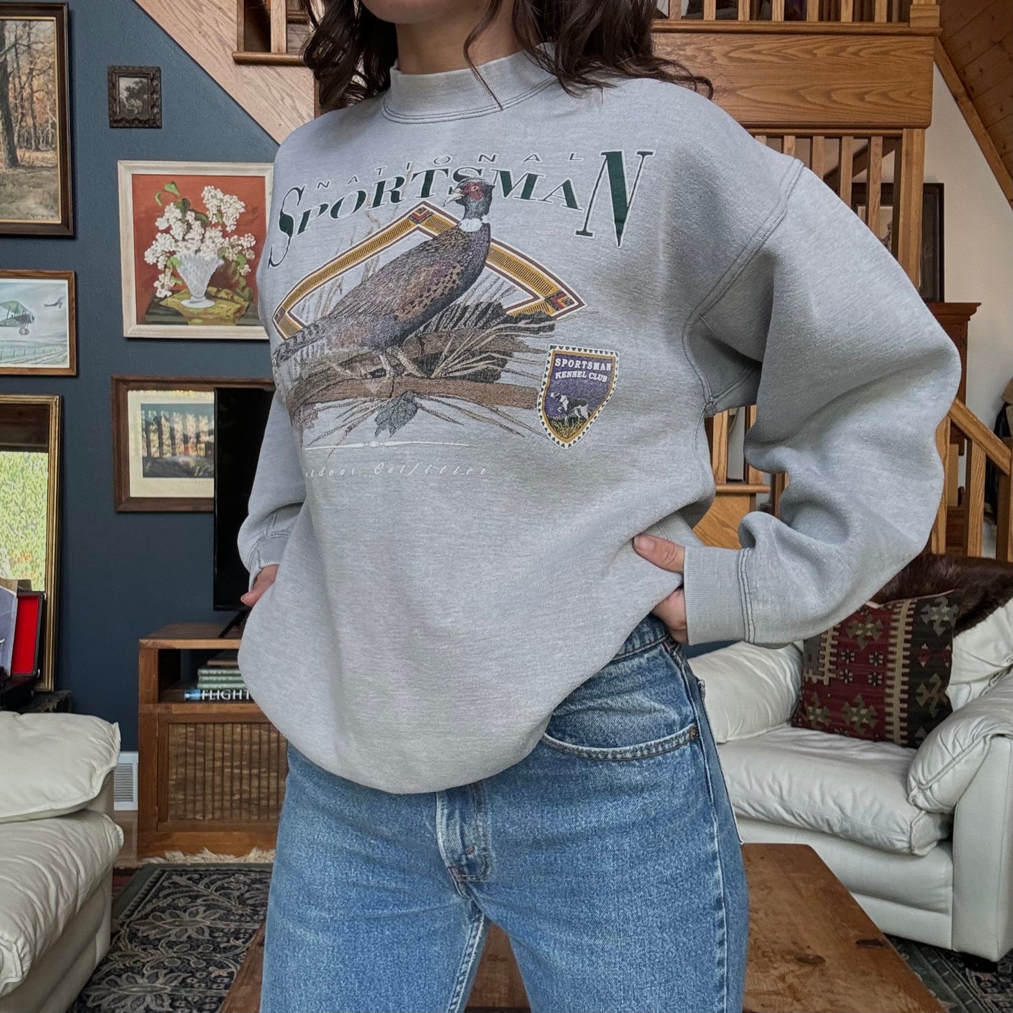 Vintage Ozark Mountain Outfitters Pheasant Sweatshirt