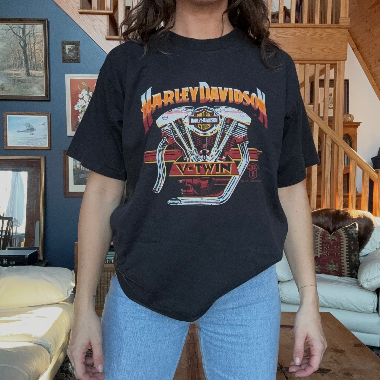 1987 Vintage Harley Davidson Key West FL Tee