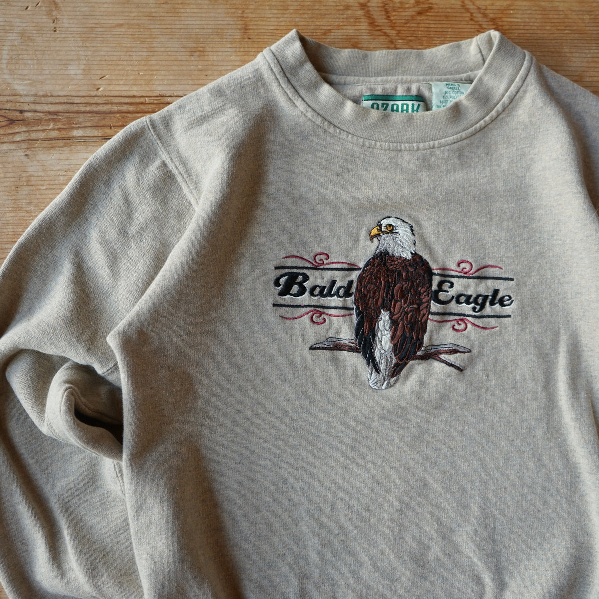 Vintage Ozark Trail Bald Eagle Sweatshirt Size Men’s S
