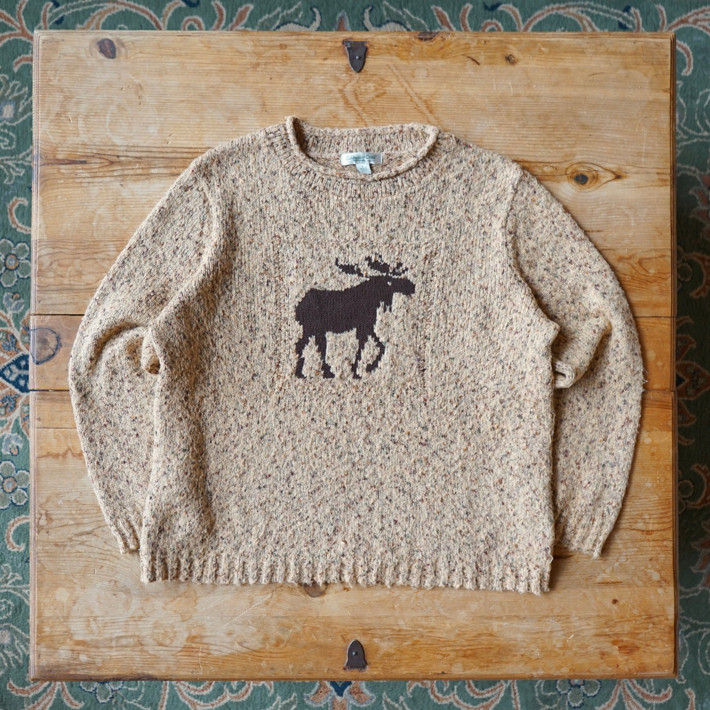 Vintage Coldwater Creek Moose Sweater Size M/L
