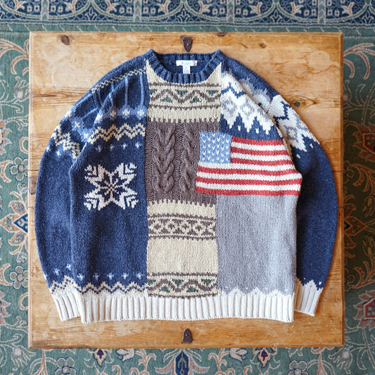 Vintage Turnbury Americana Knit Size XL/XXL
