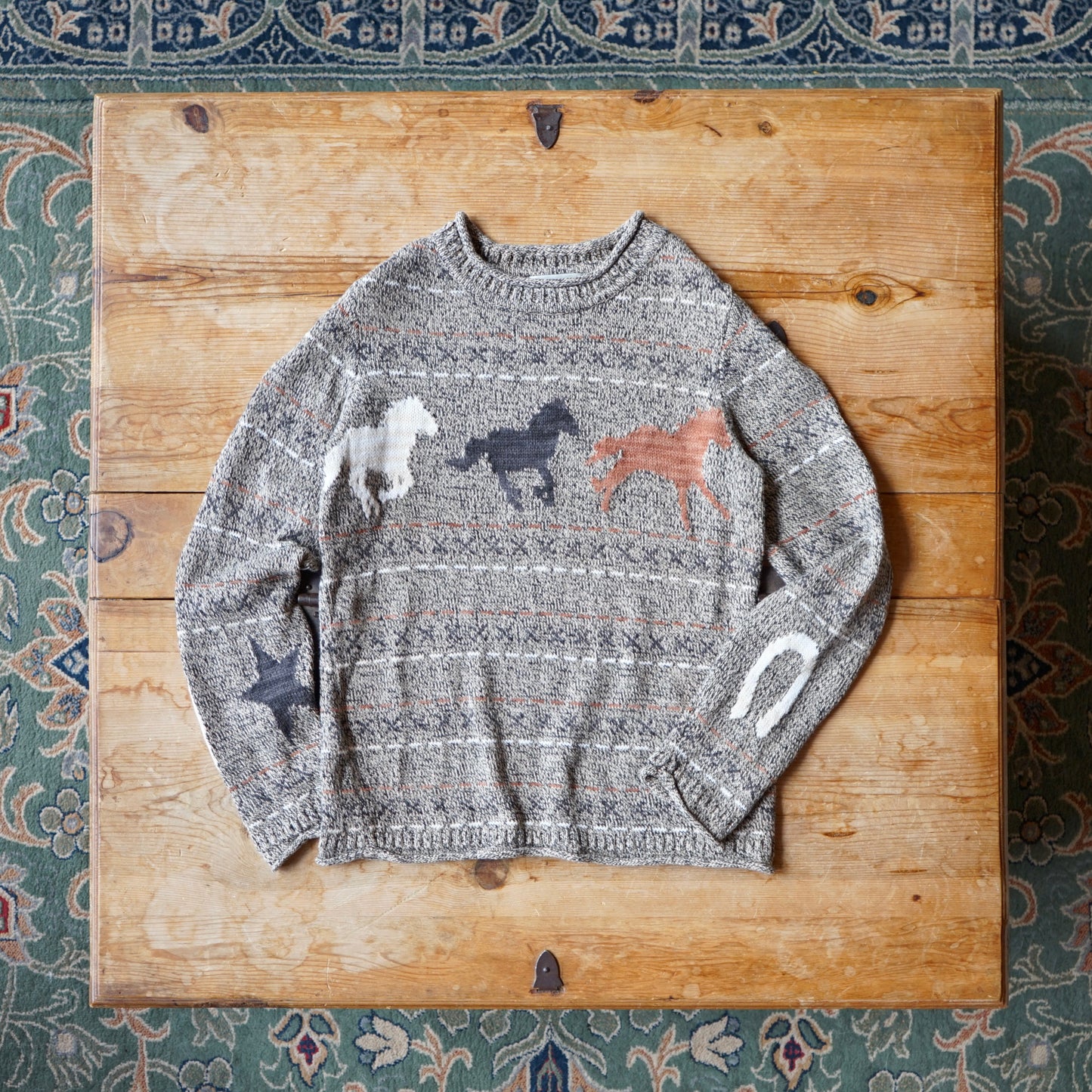 Christopher & Banks Horse Sweater Size S