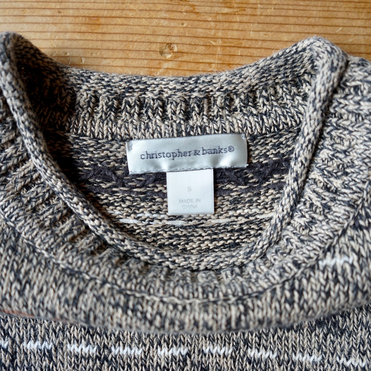 Christopher & Banks Horse Sweater Size S